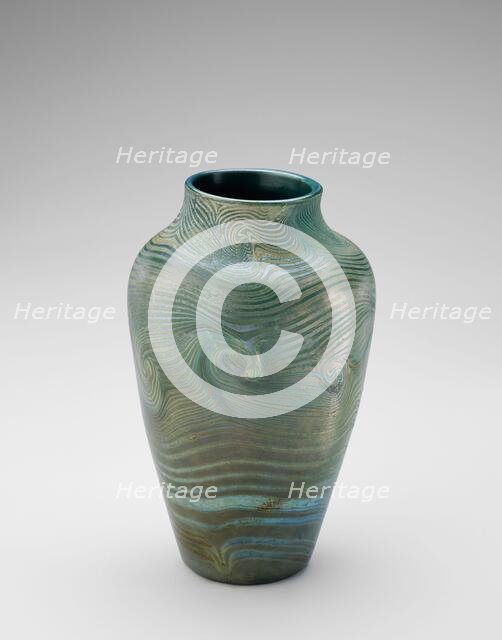 Vase, about 1892-1901. Creator: Tiffany Glass.