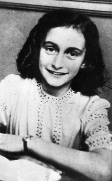 Anne Frank (1929-1945). Artist: Unknown