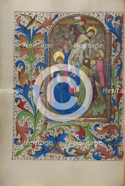 The Deposition; Book of Hours, about 1450-1455. Creator: Master of the Lee Hours.