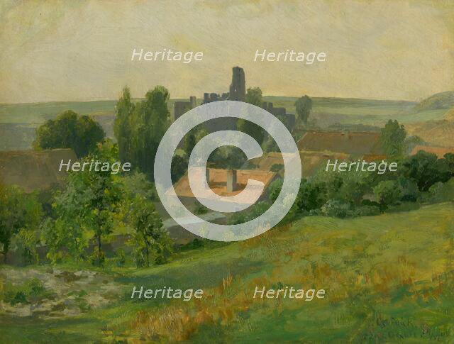 Okor Castle, 1893. Creator: Ludovit Cordak.