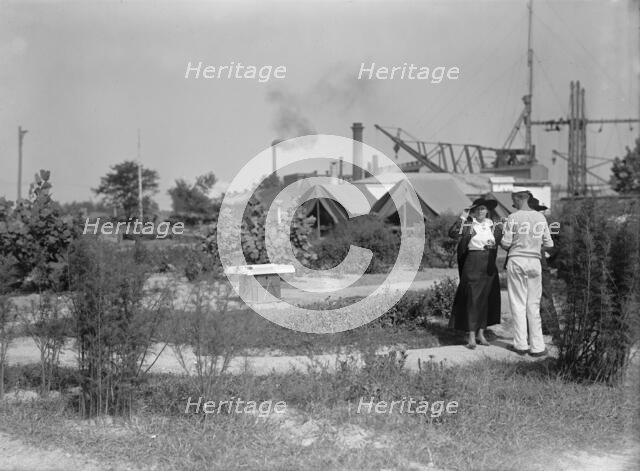 German Sailors Interned in U.S., 1917. Creator: Harris & Ewing.
