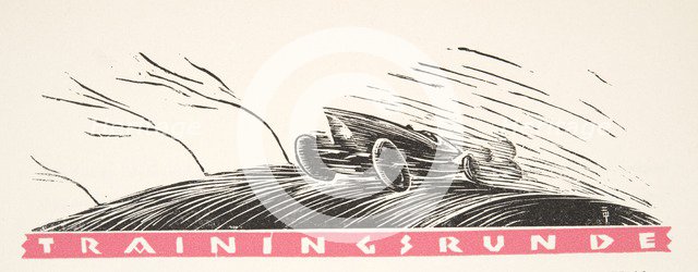 Illustration from Styl, pub. 1922 (pochoir Print)