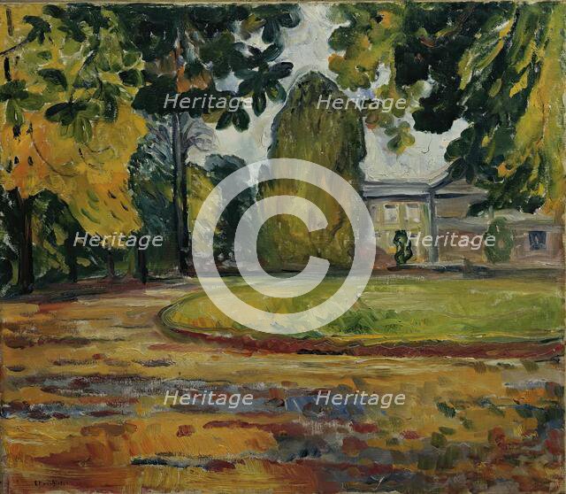 Park in Kösen, 1906. Creator: Edvard Munch.