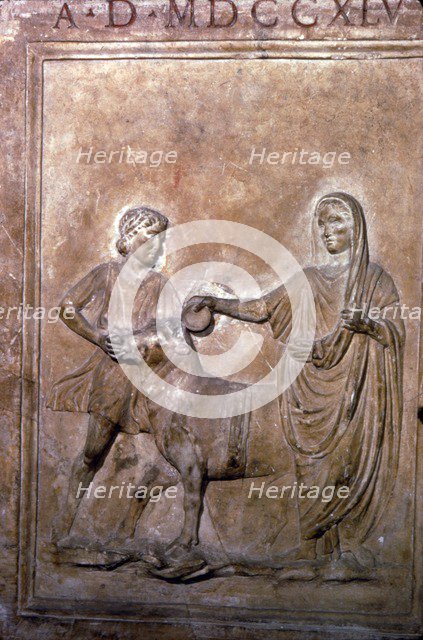 Roman Sacrifice of Bull. Artist: Unknown.