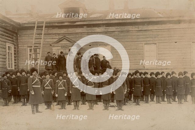 Krasnoyarsk Cossack cavalry sotnya, 1880. Creator: Unknown.