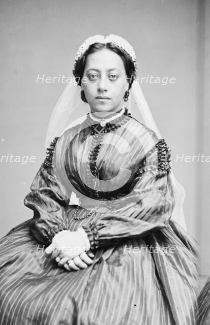 Emma, Queen of Sandwich Islands, between 1855 and 1865. Creator: Unknown.