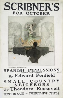 Scribner's for October., c1890 - 1907. Creator: Edward Penfield.