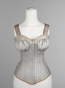 Corset, American, ca. 1890. Creator: Worcester Skirt Company.