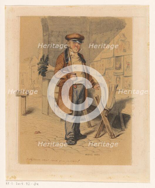 Printseller, c.1850-c.1900.  Creator: Henri Adan.