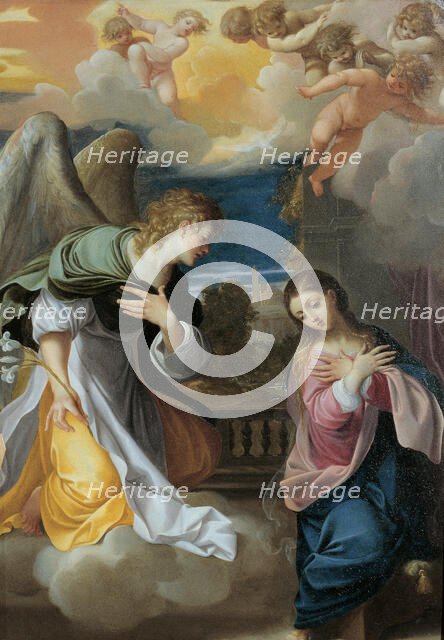 The Annunciation, 1603-1604. Creator: Carracci; Lodovico (1555-1619).