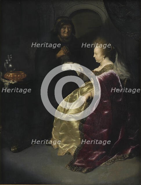 Esther reading Haman's Decree of the Extermination of the Jews, 1630-1639. Creators: Salomon Koninck, Rembrandt Harmensz van Rijn, Jan Lievens.