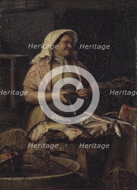 A Fishwife, 1875. Creator: Carl Bloch.