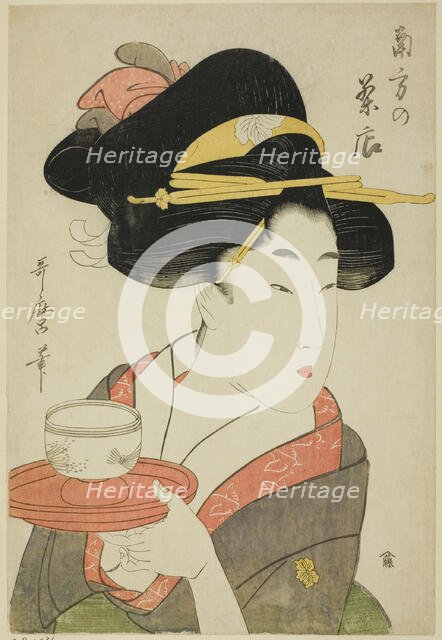 Southern Teahouse, Japan, n.d. Creator: Kitagawa Utamaro.
