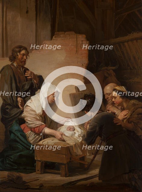 The Adoration of the Shepherds. Creator: Jan de Bray.