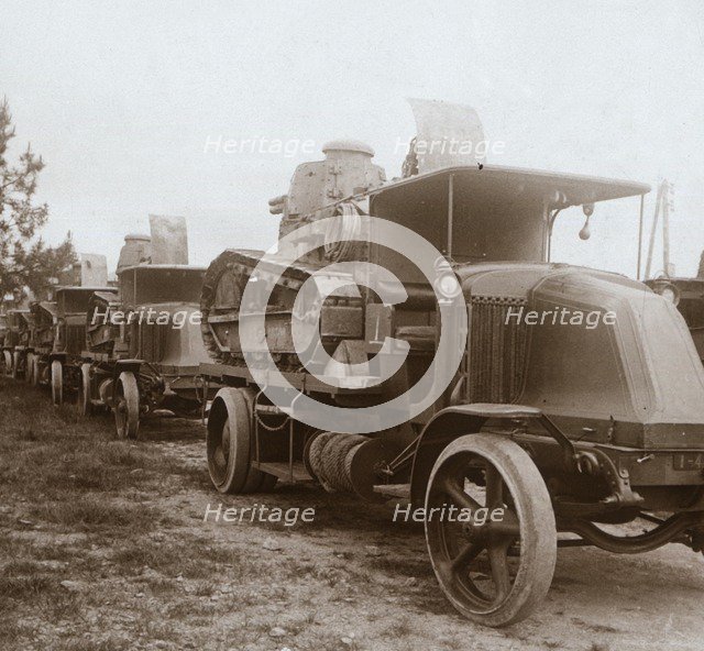 Moving off in the evening, c1914-c1918. Artist: Unknown.