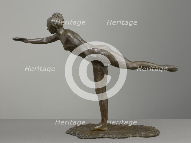 Grand Arabesque, Second Time, modeled c1880s, cast 1919-21. Creator: Edgar Degas.