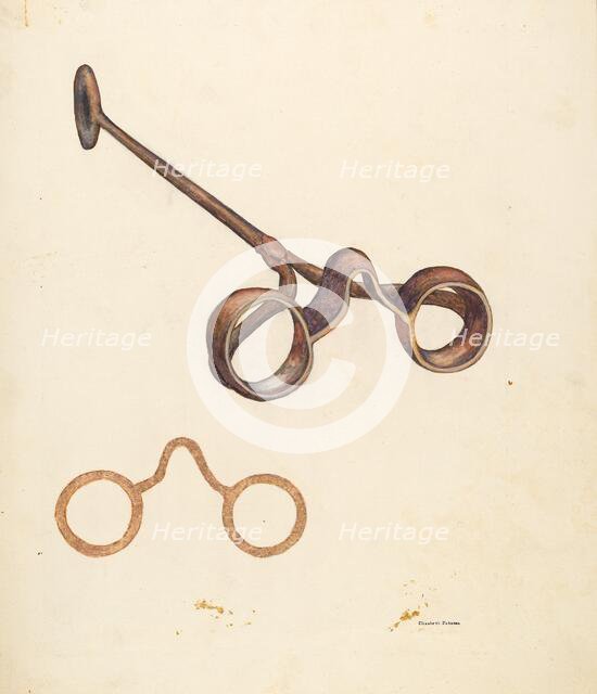 Branding Iron, c. 1942. Creator: Elizabeth Johnson.