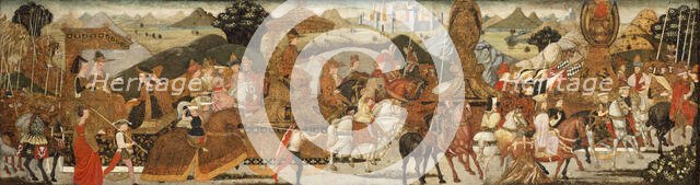 The Triumph of Alexander (image 1 of 2), c1485. Creator: Bernardo di Stefano Rosselli.