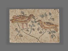 Fragment of a Mosaic with Birds, 3rd or 4th century A.D. Creator: Unknown.