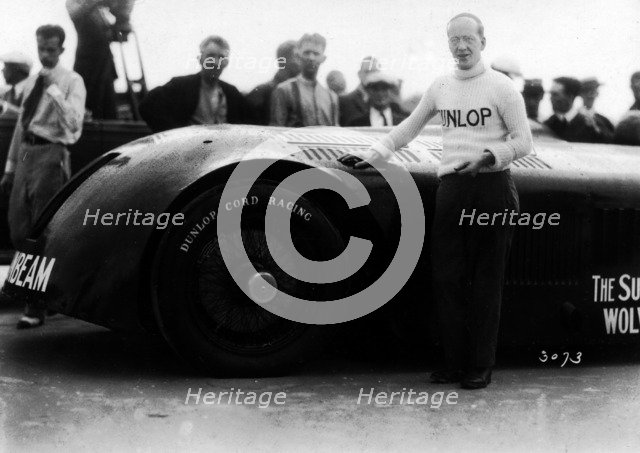 Sunbeam 1000hp World Land speed record attempt at Daytona 1927 Artist: Unknown.