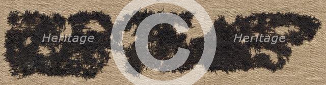 Crepe/Rep Cloth Fragment, 3rd century. Creator: Unknown.