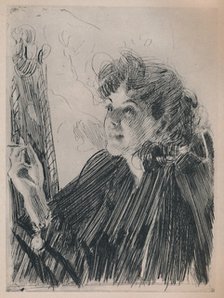 'The Cigarette Dance', c.1890s, (1946). Artist: Anders Leonard Zorn.