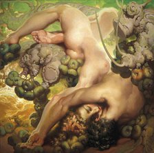 Poema de la Tierra. El Vespero (Poem of the Earth. Evening), 1934-1938. Creator: Néstor, (Néstor Martín-Fernández de la Torre) (1887-1938).