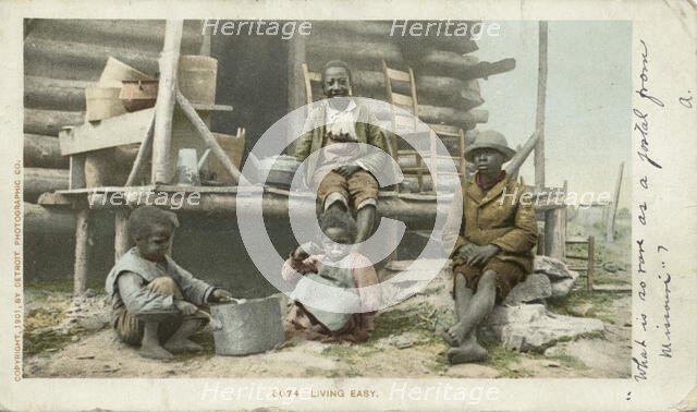 Living Easy, 1902 - 1903. Creator: Detroit Publishing Company.