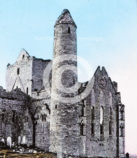 'Ruins on the Rock of Cashel Co., Tipperary', c1910. Artist: Unknown.