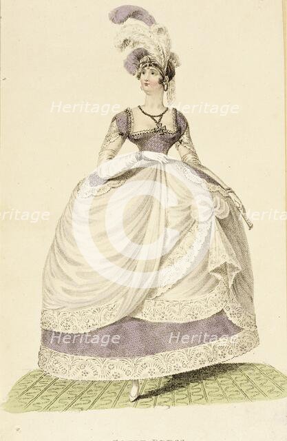 Fashion Plate (Court Dress), 1810. Creator: Unknown.