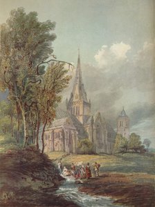 'Glasgow Cathedral', c18th century. Artist: Thomas Girtin.