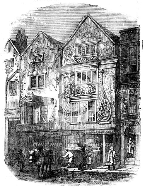 Old Houses, Moorfields, 1858. Creator: Unknown.