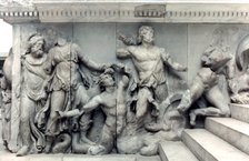 Detail from the Great Frieze of the Pergamon Altar, 180-159 BC. Artist: Unknown