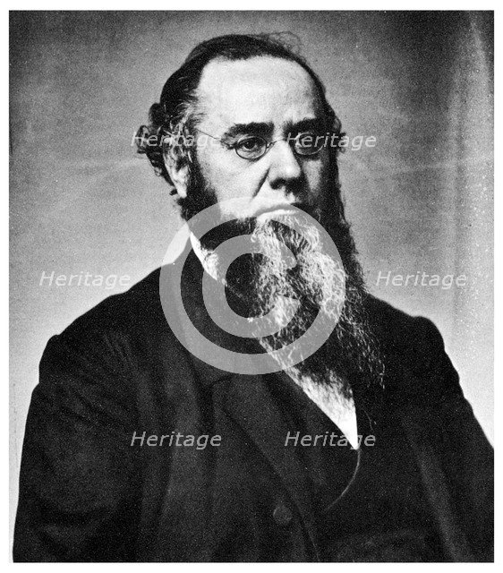 Edwin McMasters Stanton, President Lincoln's Secretary of War, 1860s (1955). Artist: Unknown