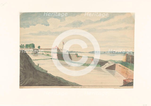 Cranganore Fort at Cochin, 1785. Creator: Jan Brandes.