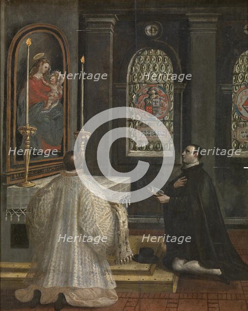 Saint Didacus of Alcalá at Prayers, c1560-1600. Creator: Martin de Vos.