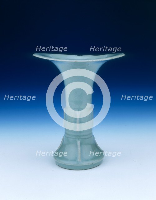 Longquan celadon gu vase, Southern Song dynasty, China, 1127-1200. Artist: Unknown