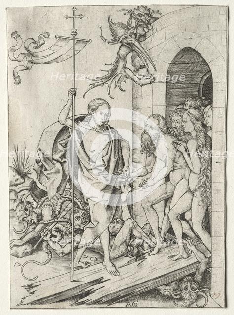 Passion of Jesus Christ: The Descent into Limbo, 1400s. Creator: Master AG (German).