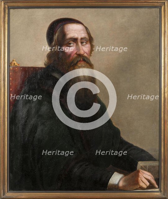 Jan Amos Comenius (1592-1670), 1850s. Creator: Hellich, Josef Vojtech (1807-1880).