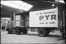 Delivery lorry, Wear Flint Glass Works, Alfred Street, Millfield, Sunderland, 1961. Creator: Eileen Deste.