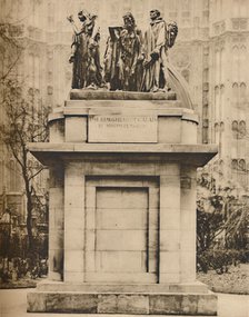 'The Burghers of Calais in the Victoria Tower Gardens', c1935. Creator: Joel.