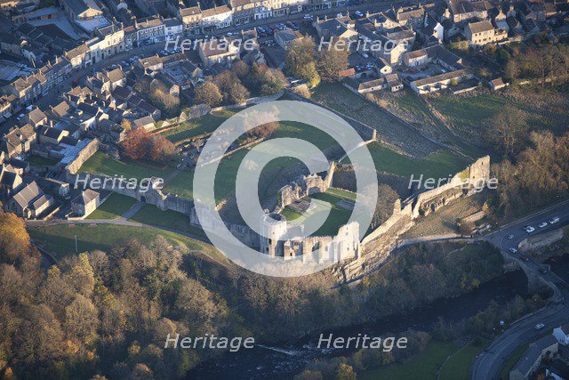 Ringwork and later shell keep castle, Barnard Castle, County Durham, 2013. Creator: Historic England Staff Photographer.