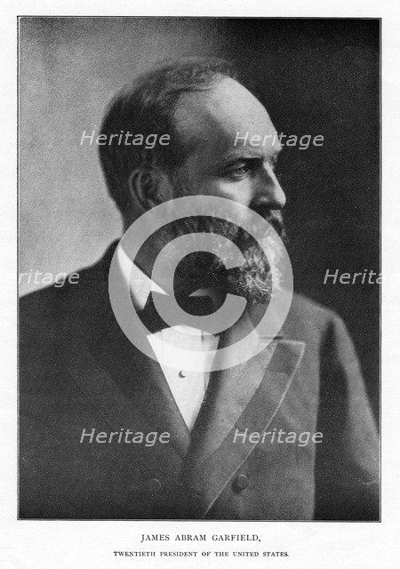 James Abram Garfield, 20th President of the United States, c1881. Artist: Unknown