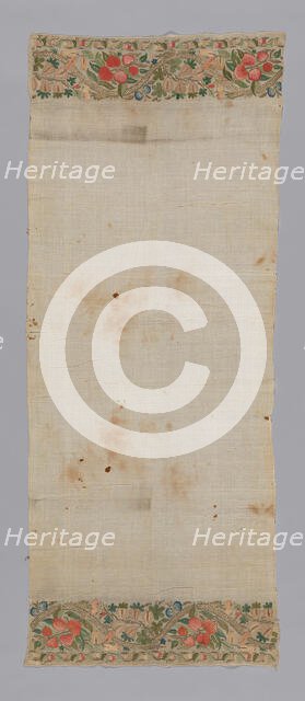 Towel or Napkin, Turkey, 19th century. Creator: Unknown.