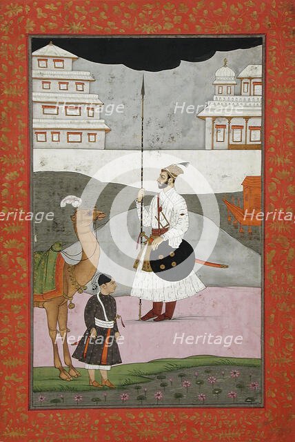 Bhopali Ragini, Folio from a Ragamala (Garland of Melodies), 18th century. Creator: Unknown.