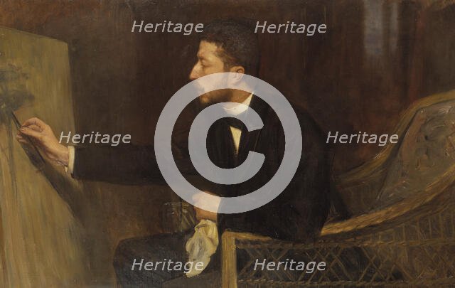 Prince Eugen, 1895. Creator: Oscar Bjorck.