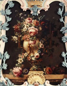 Vase of flowers, between 1801 and 1900. Creator: Unknown.