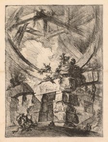 The Prisons: A Prison Door, 1745-1750. Creator: Giovanni Battista Piranesi (Italian, 1720-1778).