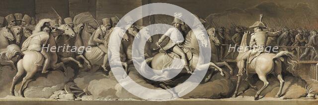 Napoleon Bonaparte at the Battle of Lodi on 10 May 1796, c 1801. Creator: Appiani, Andrea (1754-1817).