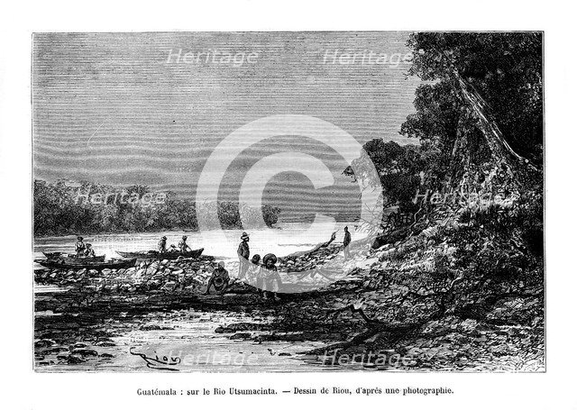The Usumacinta River, southeastern Mexico and northwestern Guatemala, 19th century. Artist: Unknown